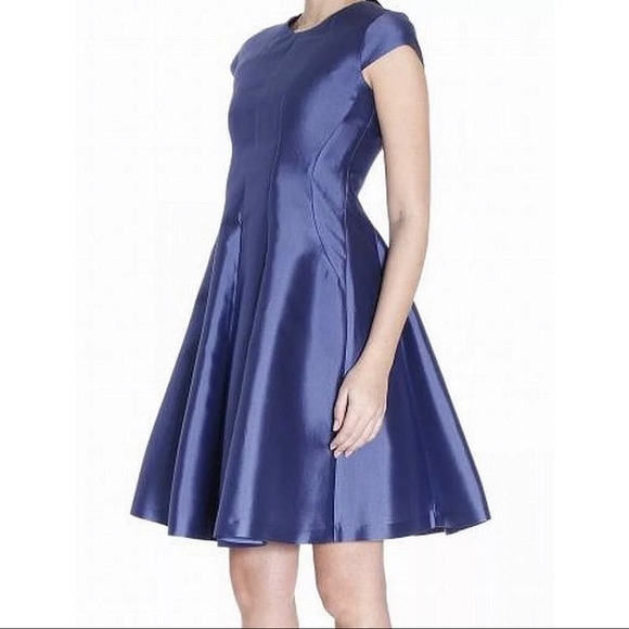 NWT Armani Collezioni PE 2017 Blue silk dress 4 - Picture 3 of 8